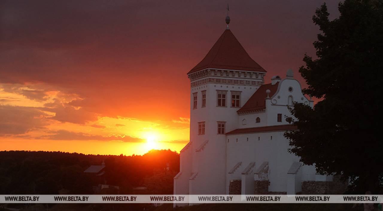 Фотофакт: живописный закат в Гродно