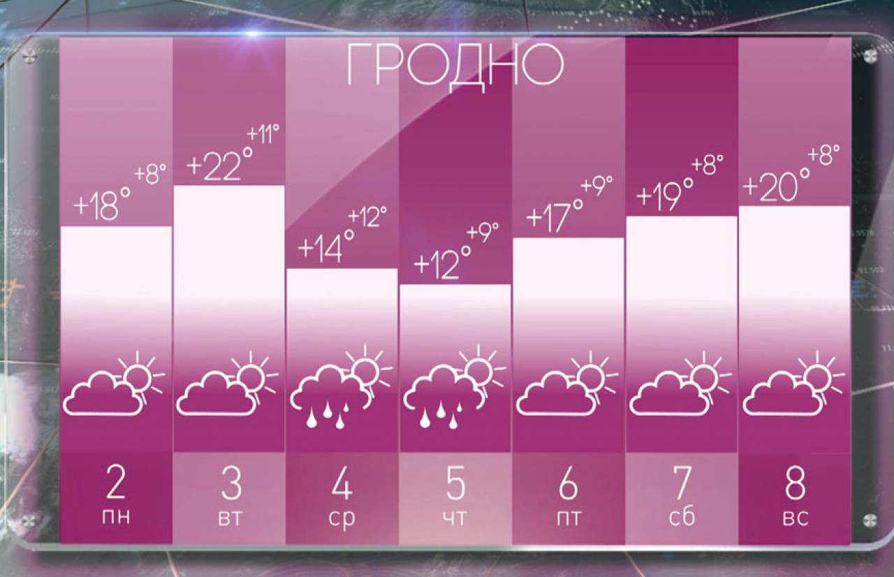 Похолодает и пойдут дожди: погода в Беларуси в первую рабочую неделю октября