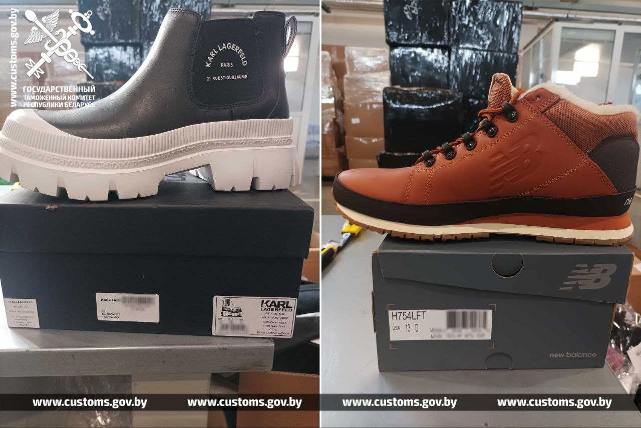 Гродненская таможня обнаружила контрабанду брендовой одежды и обуви стоимостью более полумиллиона рублей