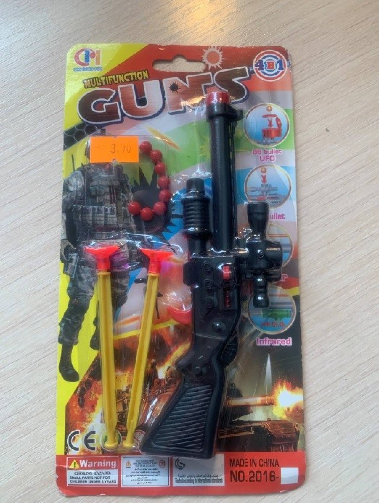 В Гродненской области в продаже был выявлен опасный игрушечный детский пистолет: им реально можно было бы «подстрелить» ребенка