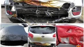 В Гродно на площадке автокомиса загорелся автомобиль, пострадали и три соседних авто: эксперты назвали причины ЧП