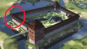 В Кревском замке раскопан фундамент третьей башни