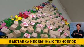 До Нового года больше месяца, а в Гродно стартовала областная выставка «ТехноЕлка»