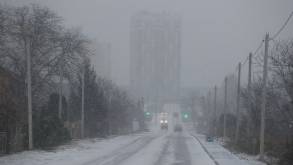 Фотофакт: снегопад в Гродно