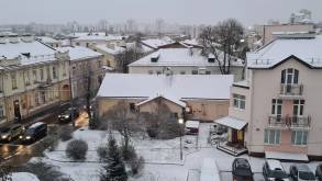 Снег и «пляски» температуры вокруг нуля: погода в Гродно на выходные