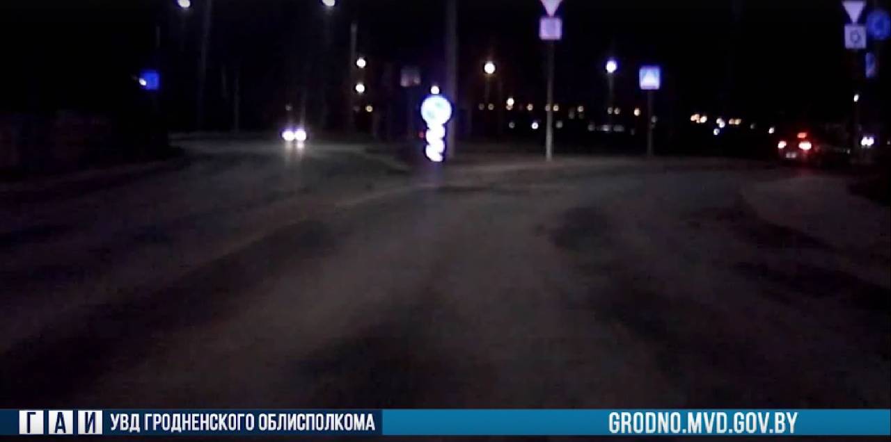 В Гродно ГАИ гонялась за пьяным водителем: Инспекторы поделились видео