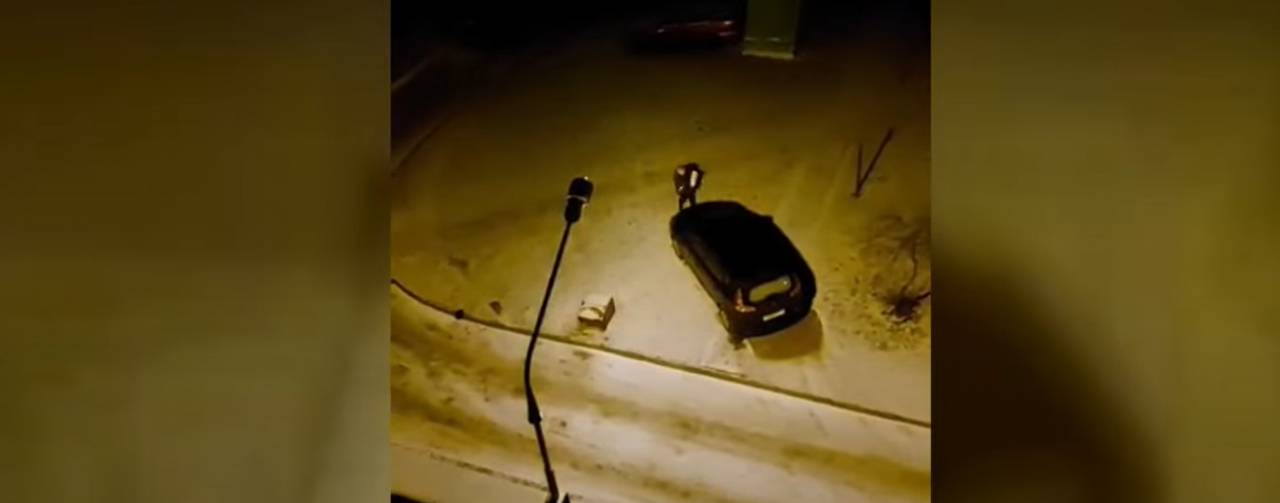 В Лиде прохожие задержали пьяного мужчину, который посреди ночи вырывал у автомобилей номерные знаки