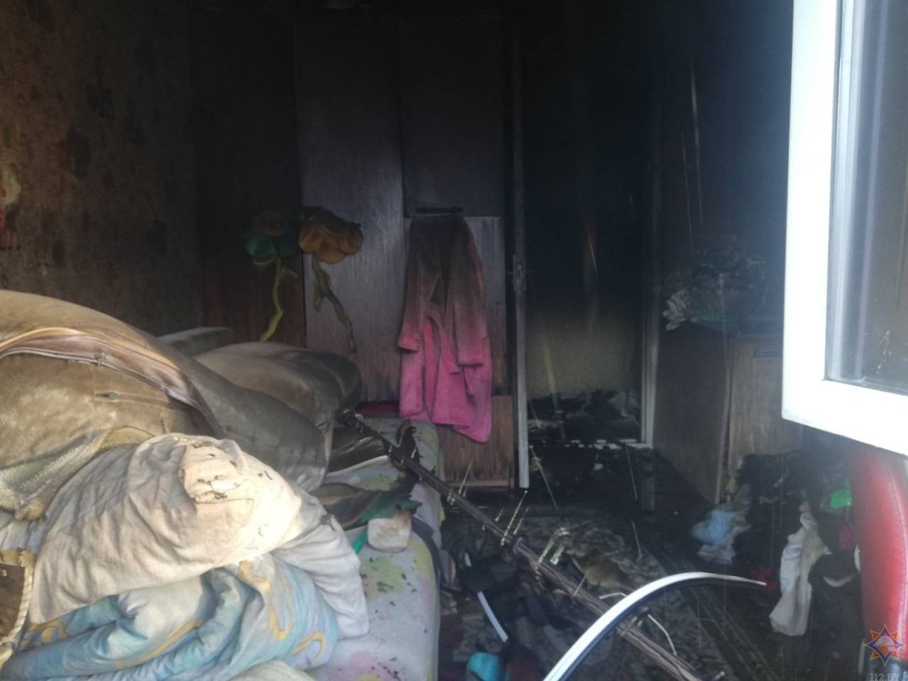 В Лиде при пожаре пострадал двухмесячный младенец: Ребенок получил ожоги 8% тела