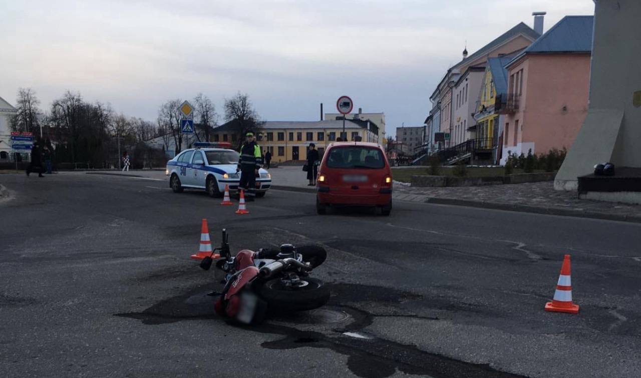 Началось: очередная авария с участием мотоциклиста в Гродненской области