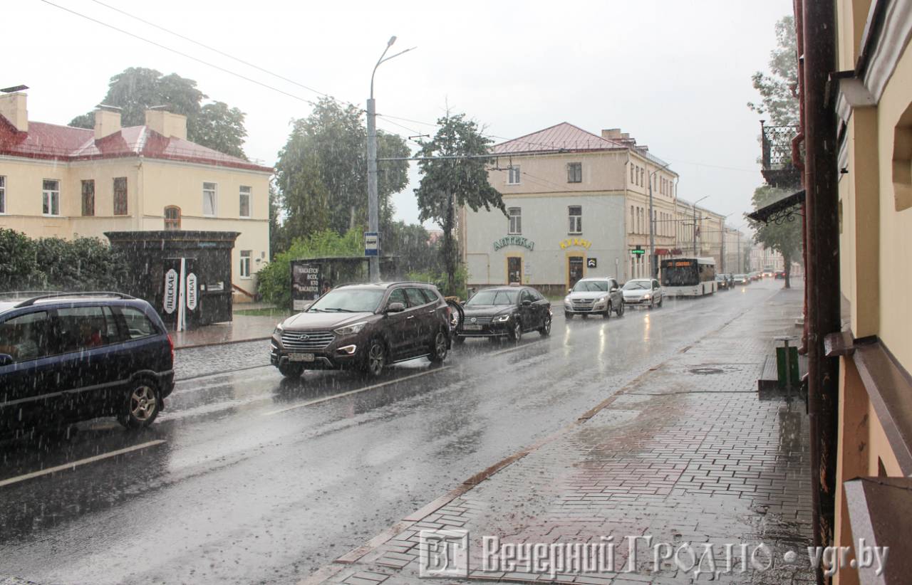 Снова пасмурно и снова дожди — погода в Гродно на выходные