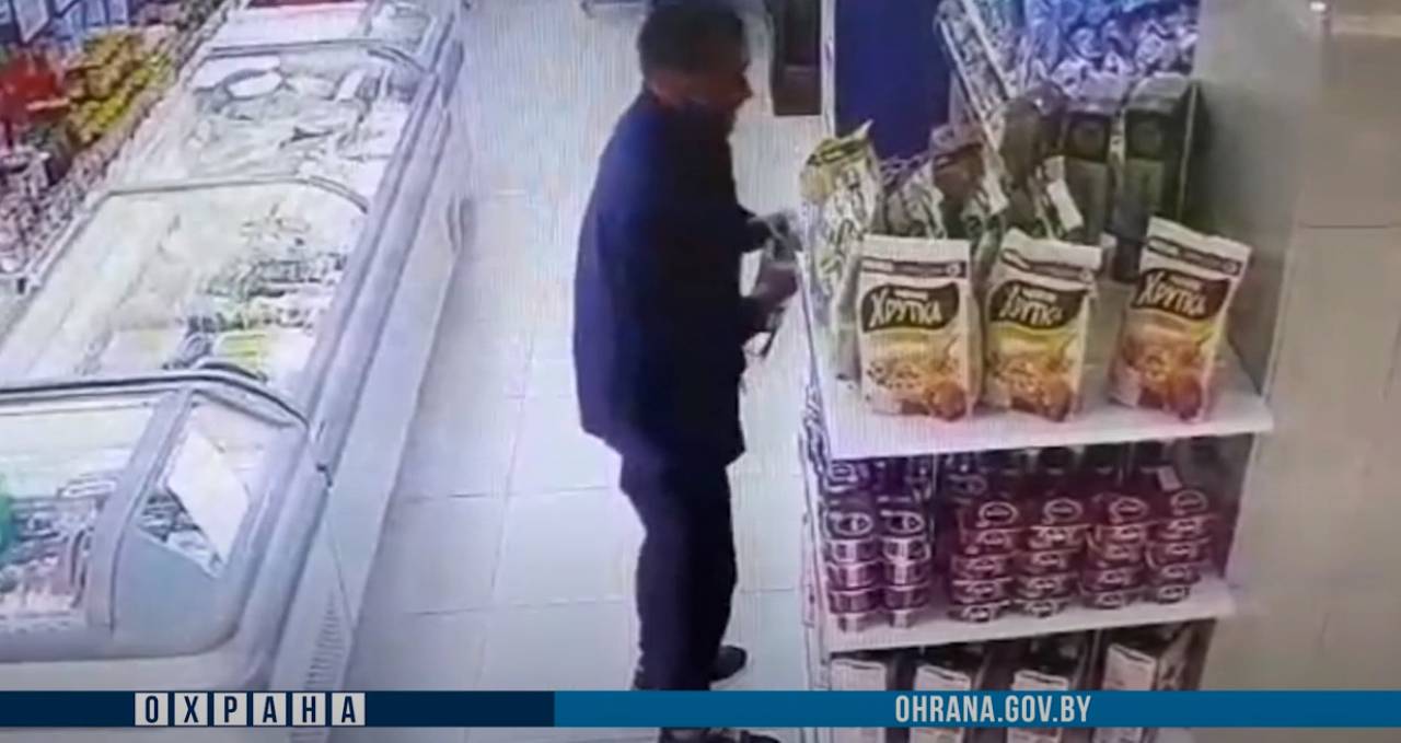 В Гродно пьяный мужик предсказуемо ограбил магазин — вынес алкоголь мимо кассы