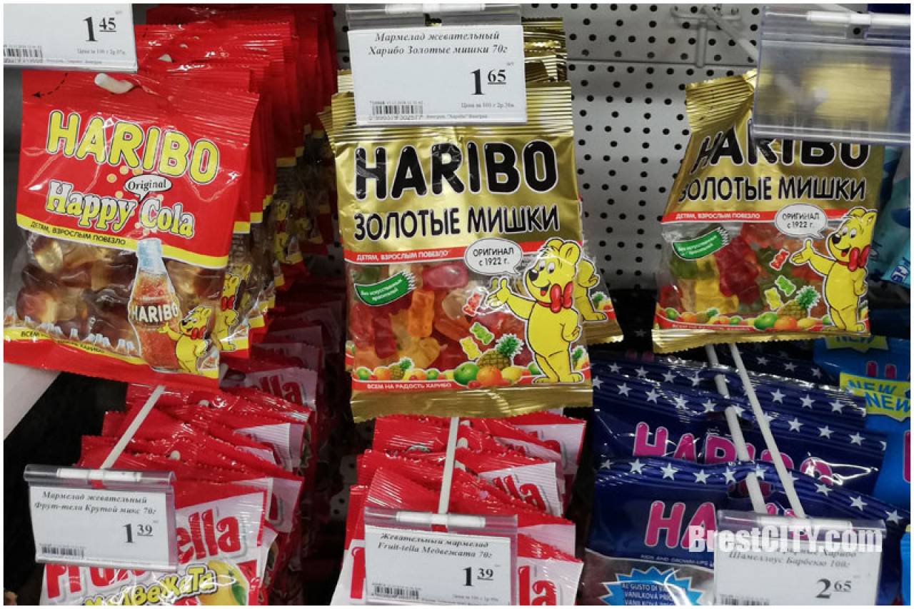 В Беларуси собираются заменить конфеты Haribo отечественным аналогом
