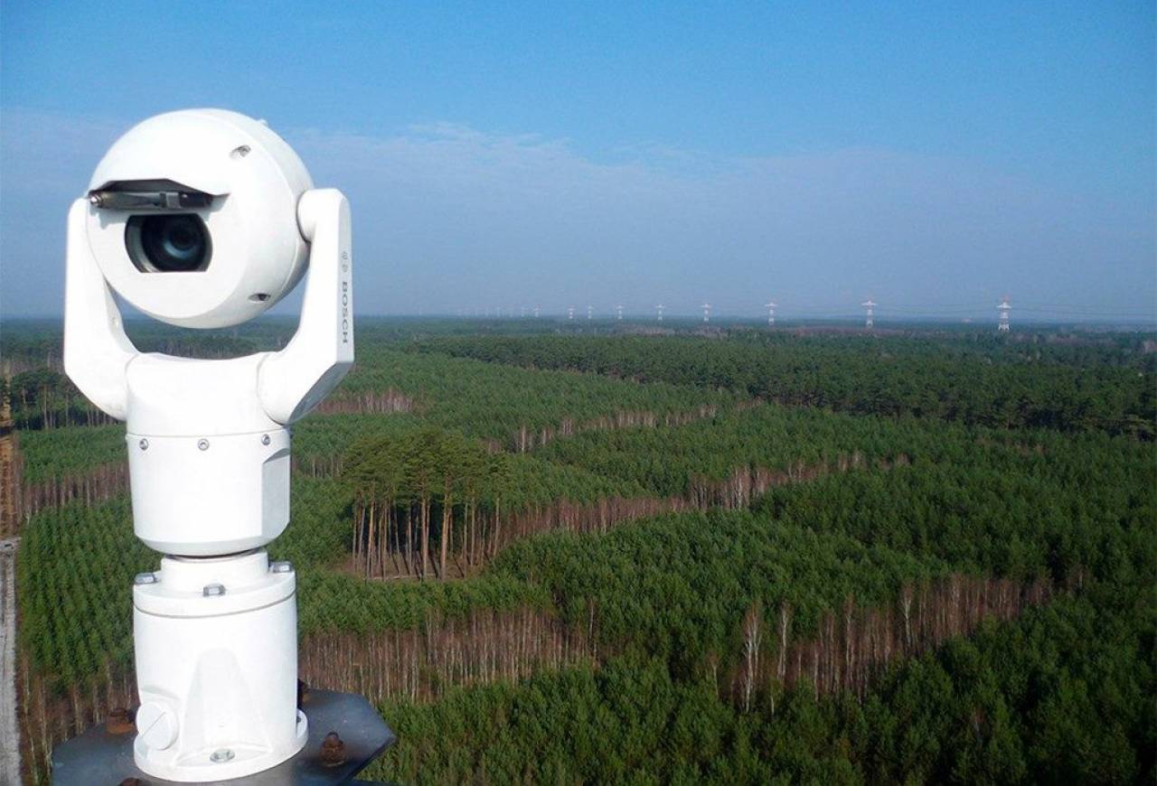 В Гродненском районе появится автоматическая система мониторинга и раннего обнаружения лесных пожаров