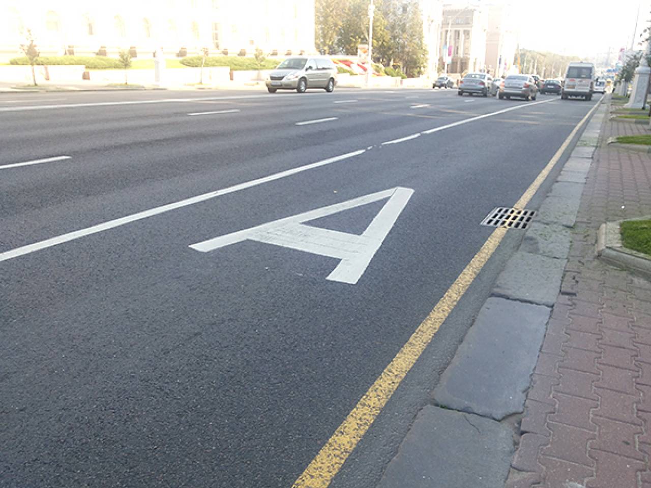 В качестве эксперимента: в Гродно появятся полосы для движения общественного транспорта