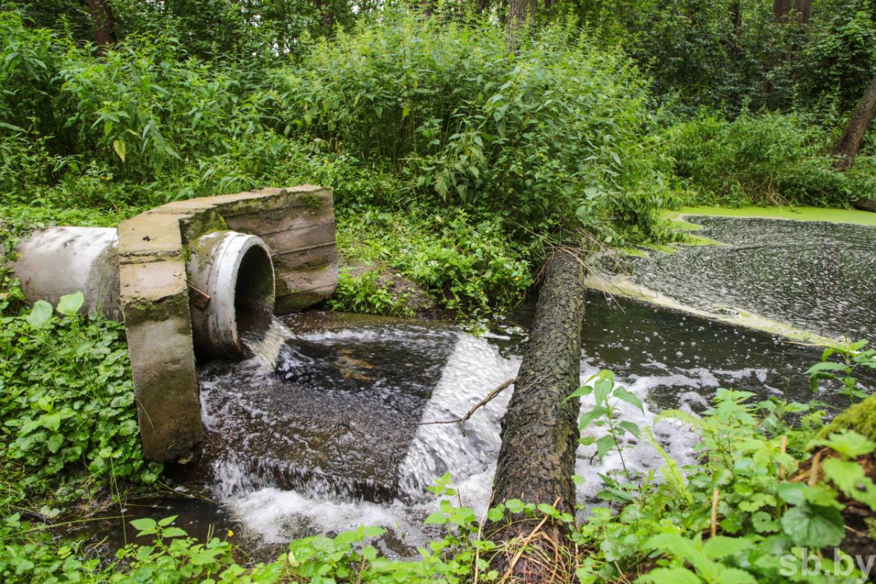 В Гродненской области с начала года установлено 10 фактов слива в реки недоочищенных стоков