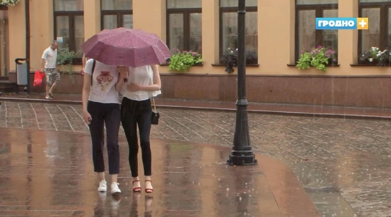 Пасмурно и дождливо: погода в Гродно на выходные