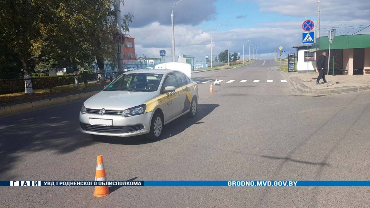 В Гродно таксист сбил студентку прямо на пешеходном переходе