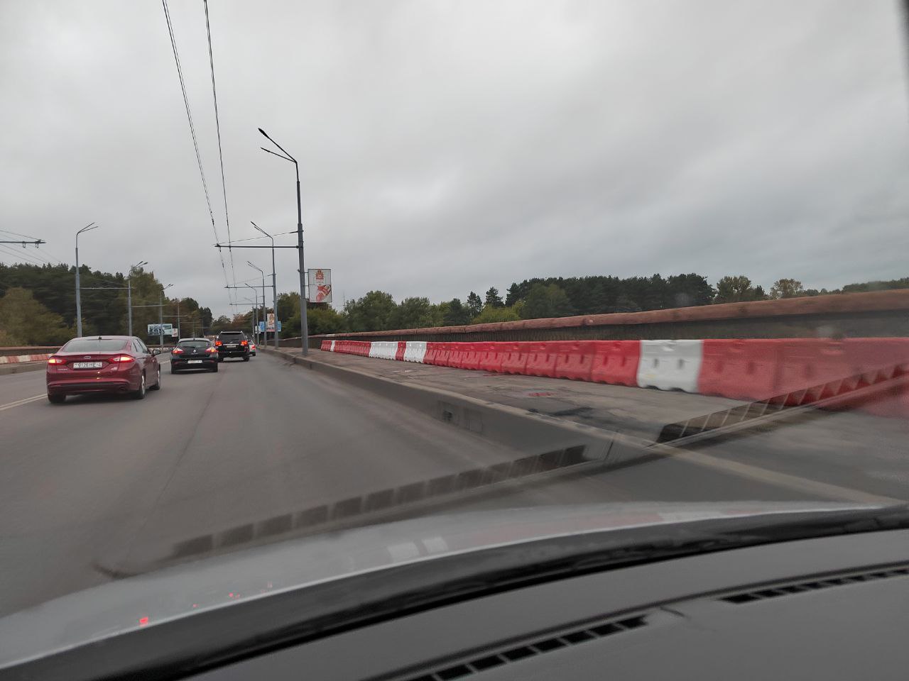 В Гродно начались подготовительные работы по ремонту Нового моста — движение по нему ограничат