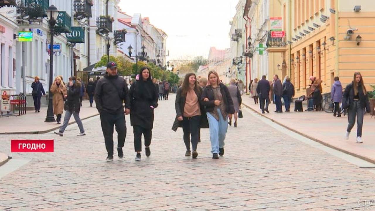 Власти прикинули, что с начала года Гродно посетили больше 50 тыс. туристов