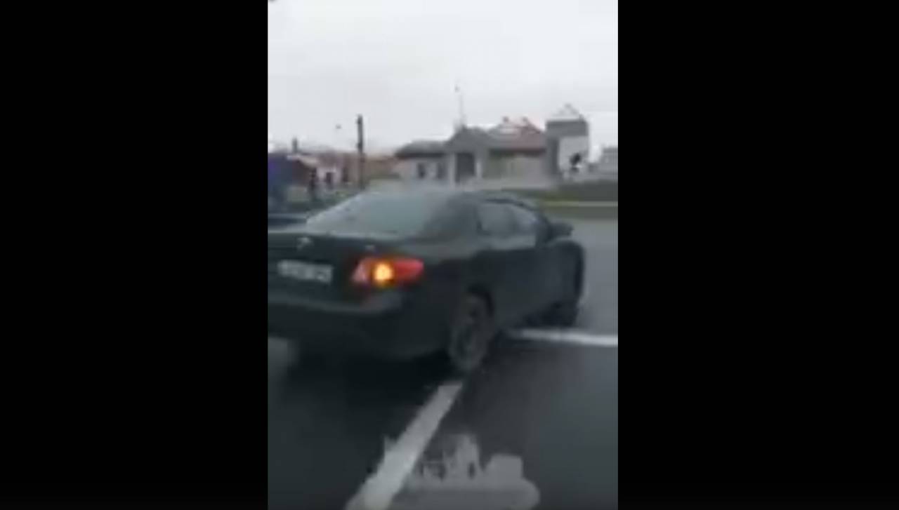 В Гродно наглый водитель подрезал машину с видеорегистратором: его нашли и выписали два штрафа