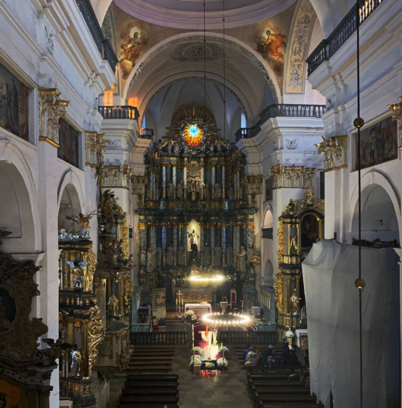 Столетний орган Фарного костела Гродно начали ремонтировать