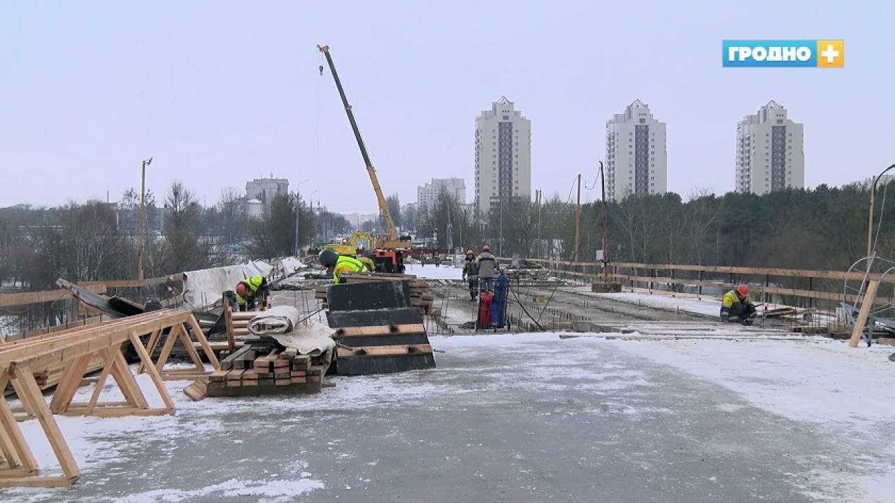 Сроки ремонта Нового моста в Гродно стали более осязаемыми — обещают завершить одновременно с работами на путепроводе рядом
