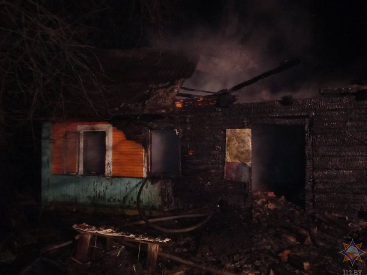 Трагедия под Лидой: женщина залезла в чужой дом и сгорела заживо