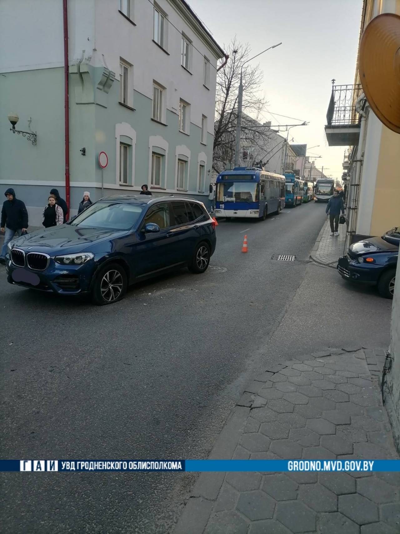В ГАИ Гродно назвали причину утренней пробки в центре города