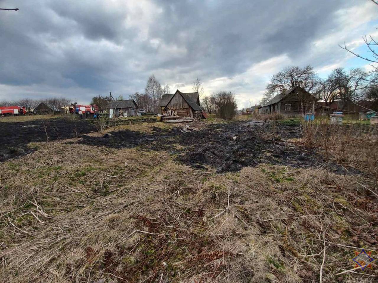 Сезон начался: за выходные спасатели Гродненской области 6 раз выезжали на тушение сухой травы