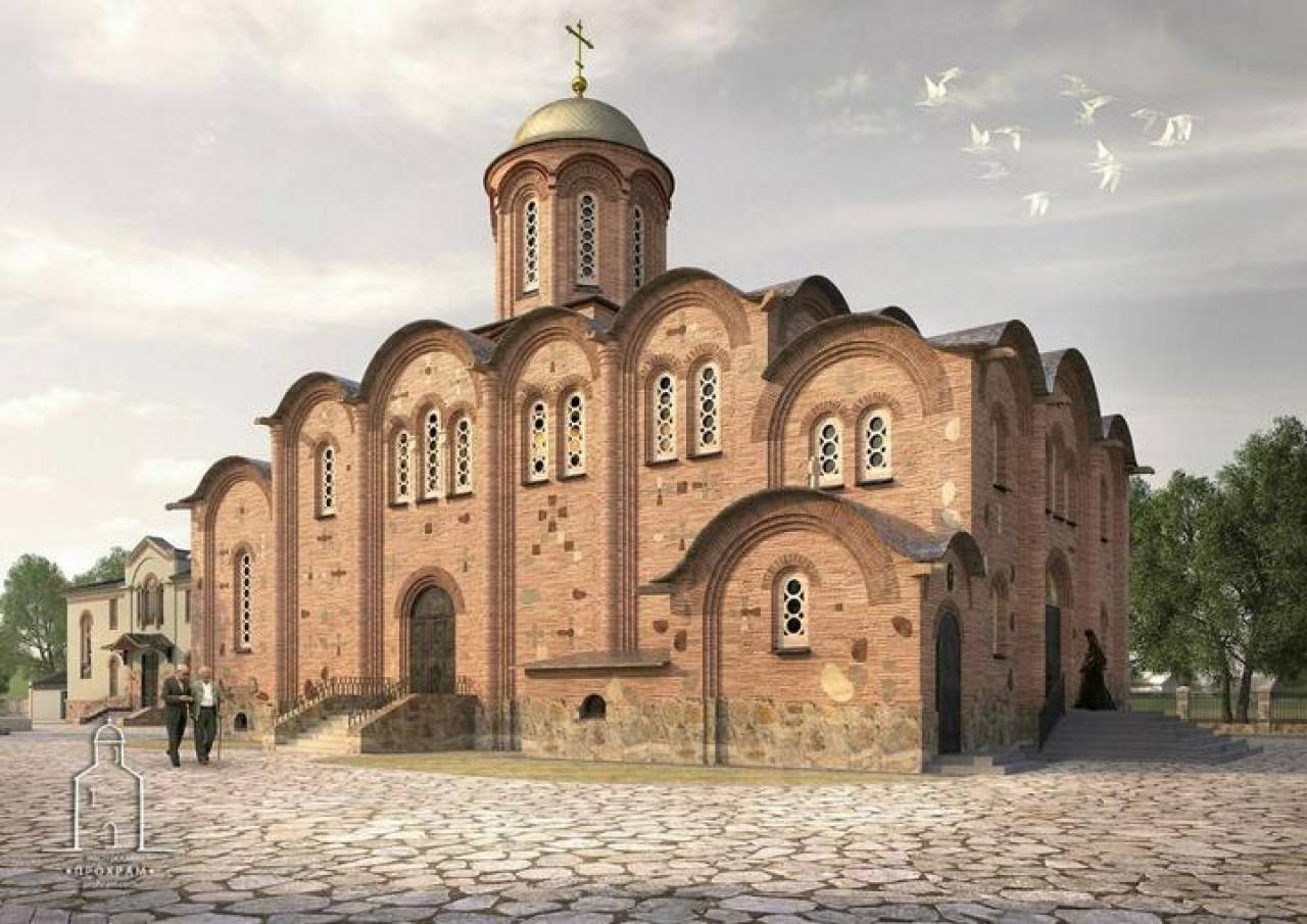 В Гродно возводят копию Коложской церкви. Что успели построить на сегодняшний день?
