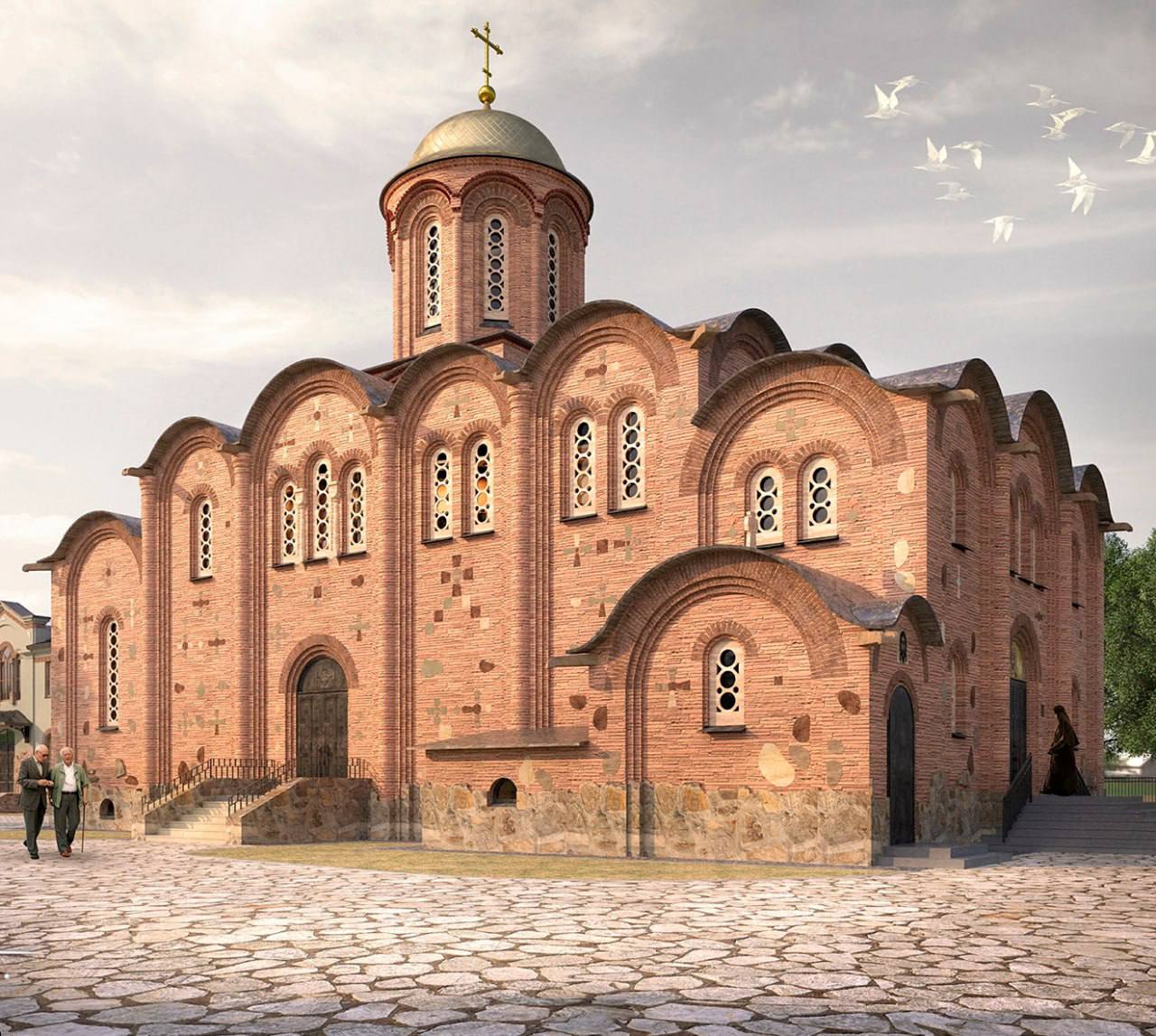 Копия Коложской церкви строится в Гродно: подробности проекта