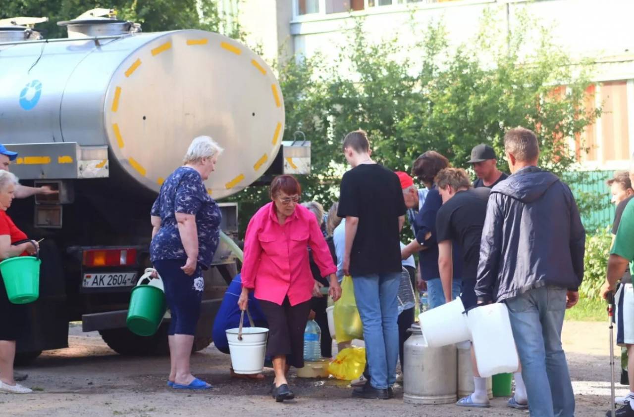 Коммунальная авария в Новогрудке – город весь день был без воды