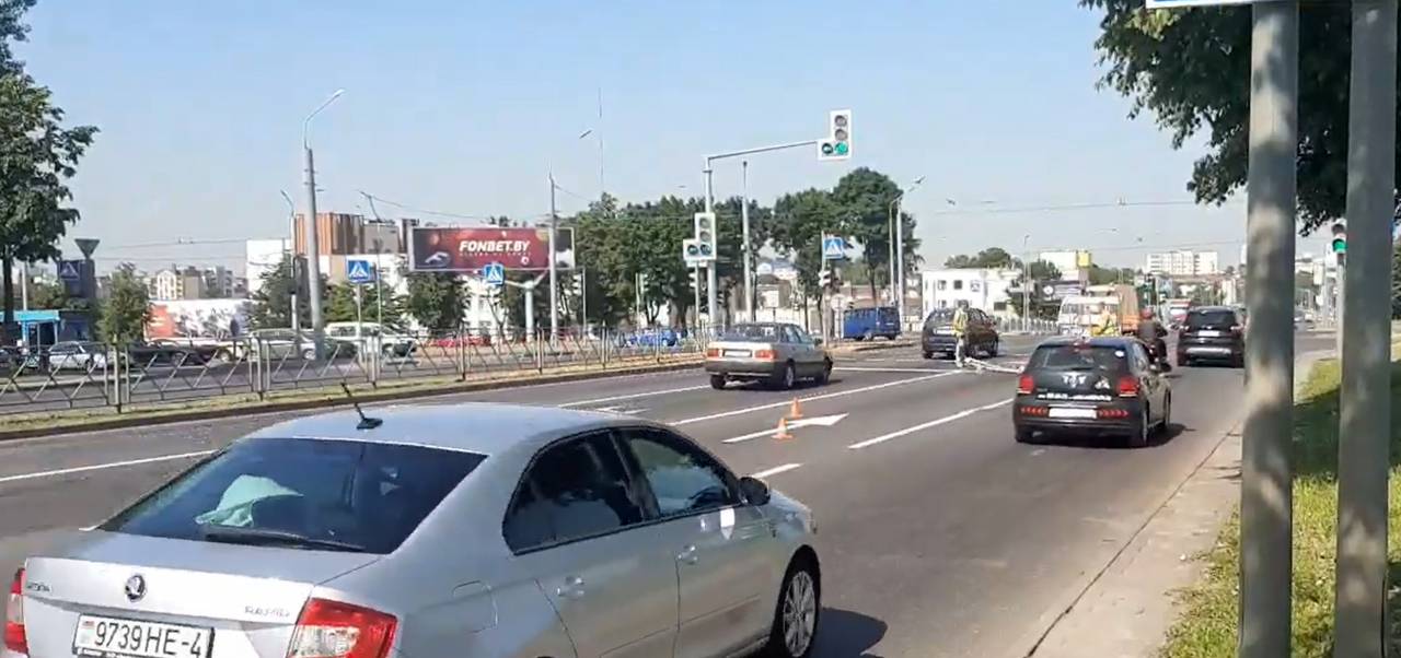 Будьте внимательны! Сегодня на ключевом перекрестке на въезде в Гродно с трассы М6 изменилась организация дорожного движения
