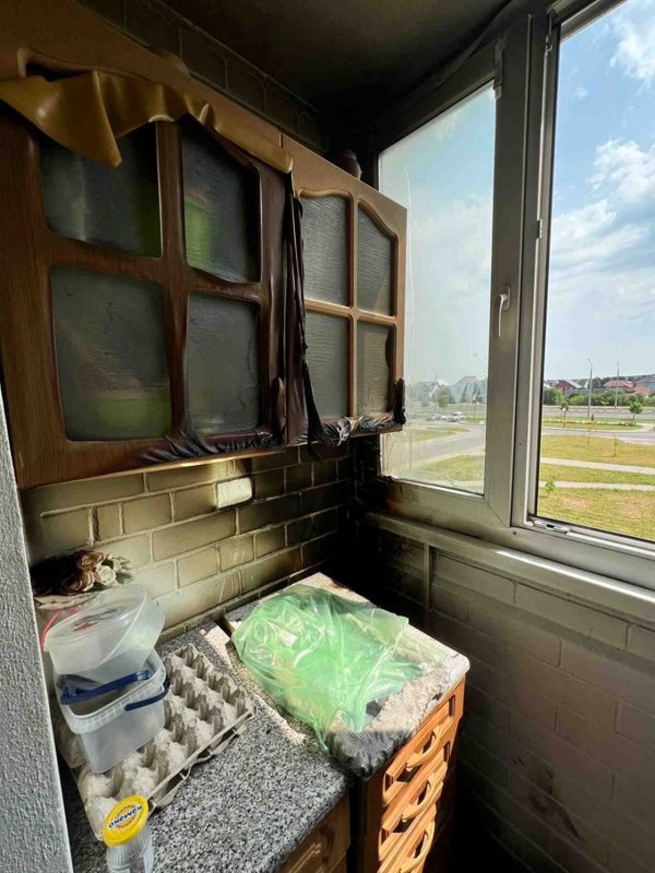 На Ольшанке сосед-курильщик едва не сжег квартиру, расположенную несколькими этажами ниже