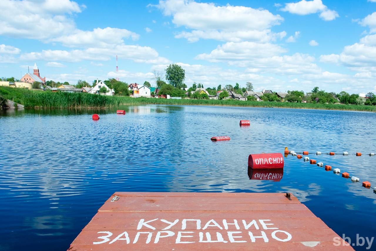 Санстанция снова проверила воду в официальных зонах отдыха Гродно — купаться по-прежнему нельзя