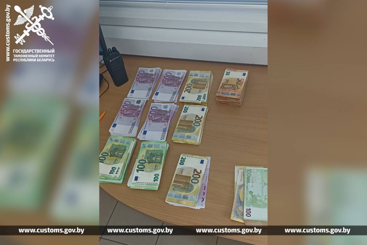 Гродненские таможенники задержали в «Привалке» россиянина — он пытался ввезти $115 тыс. в эквиваленте и пистолеты