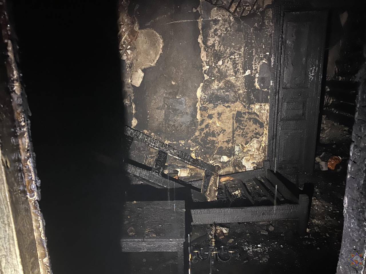 Сегодня ночью на пожаре в Гродно в своем доме сгорел пенсионер