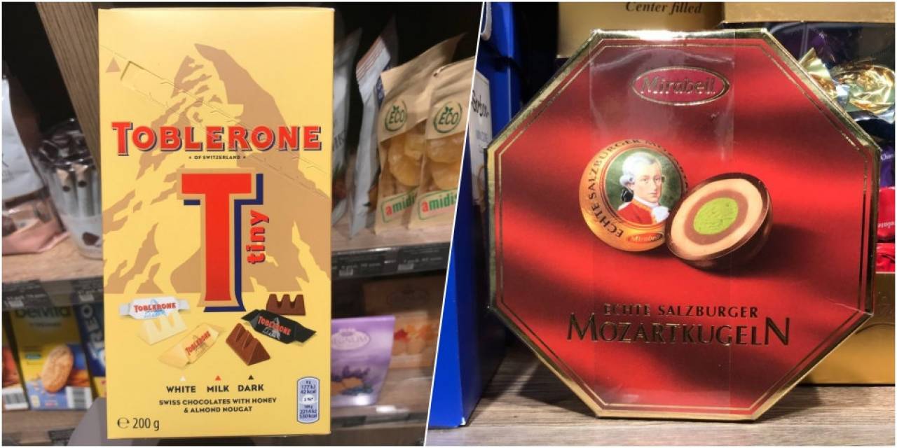 В белорусские магазины вернулся Toblerone. А еще появились австрийские «Моцарт»