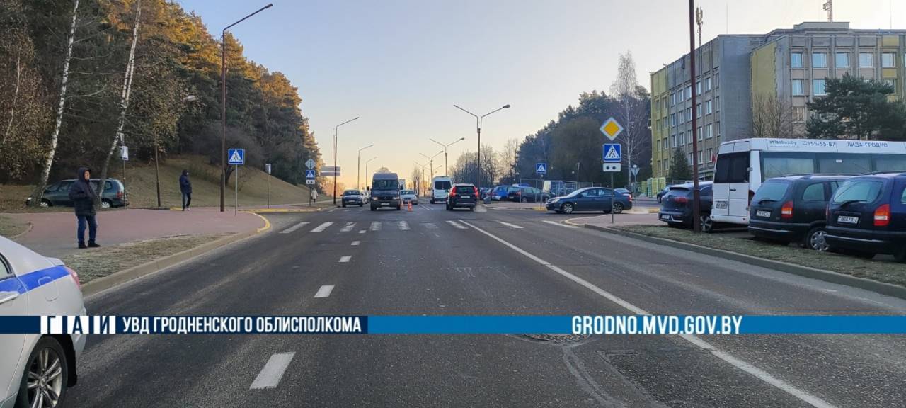 В Гродно пенсионер сбил женщину на пешеходном переходе прямо возле больницы