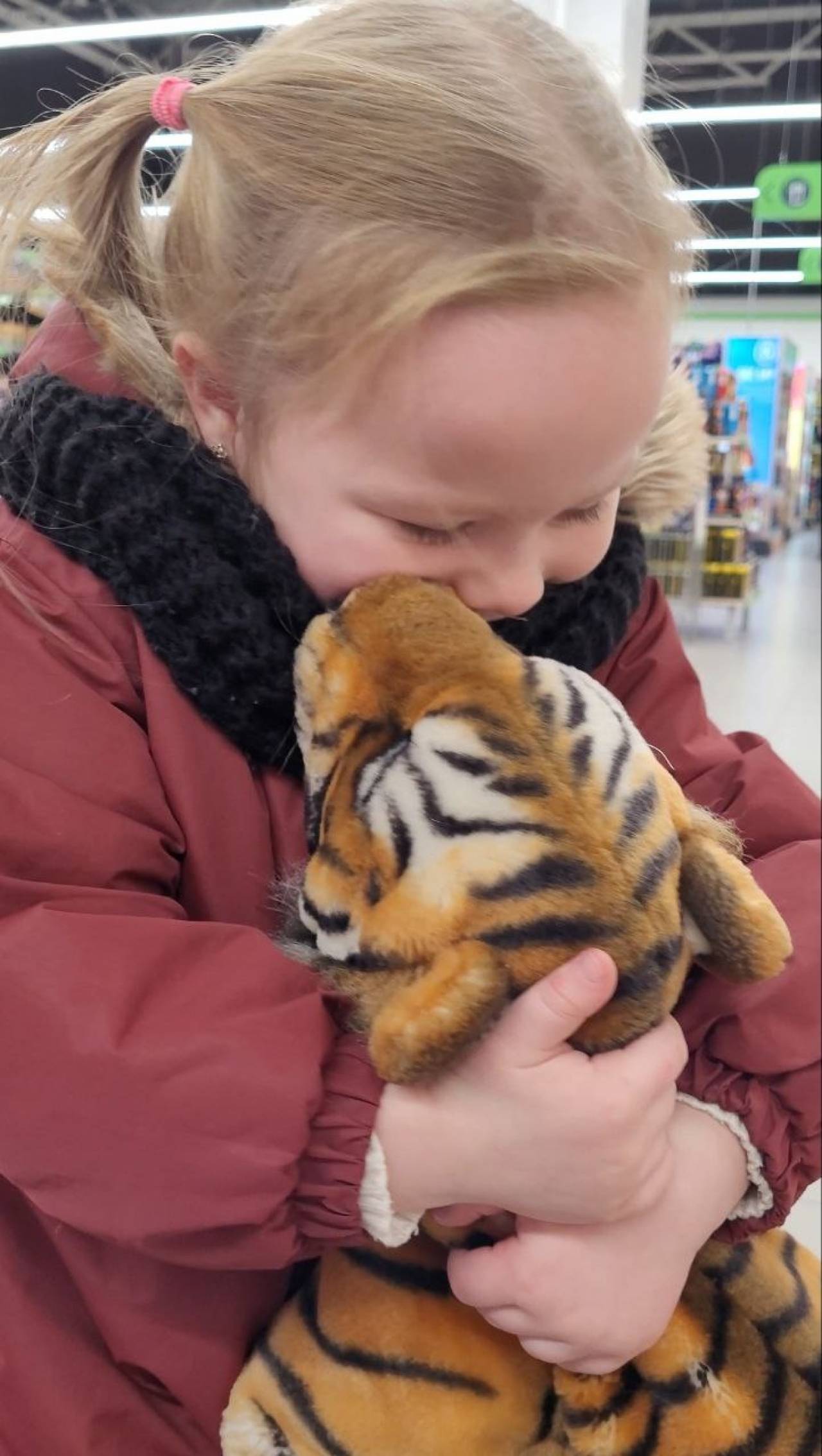 Тигр, который не продаётся: маленькая гродненка два года мечтала о плюшевой игрушке из магазина, которую нельзя было купить. Но случился happy end