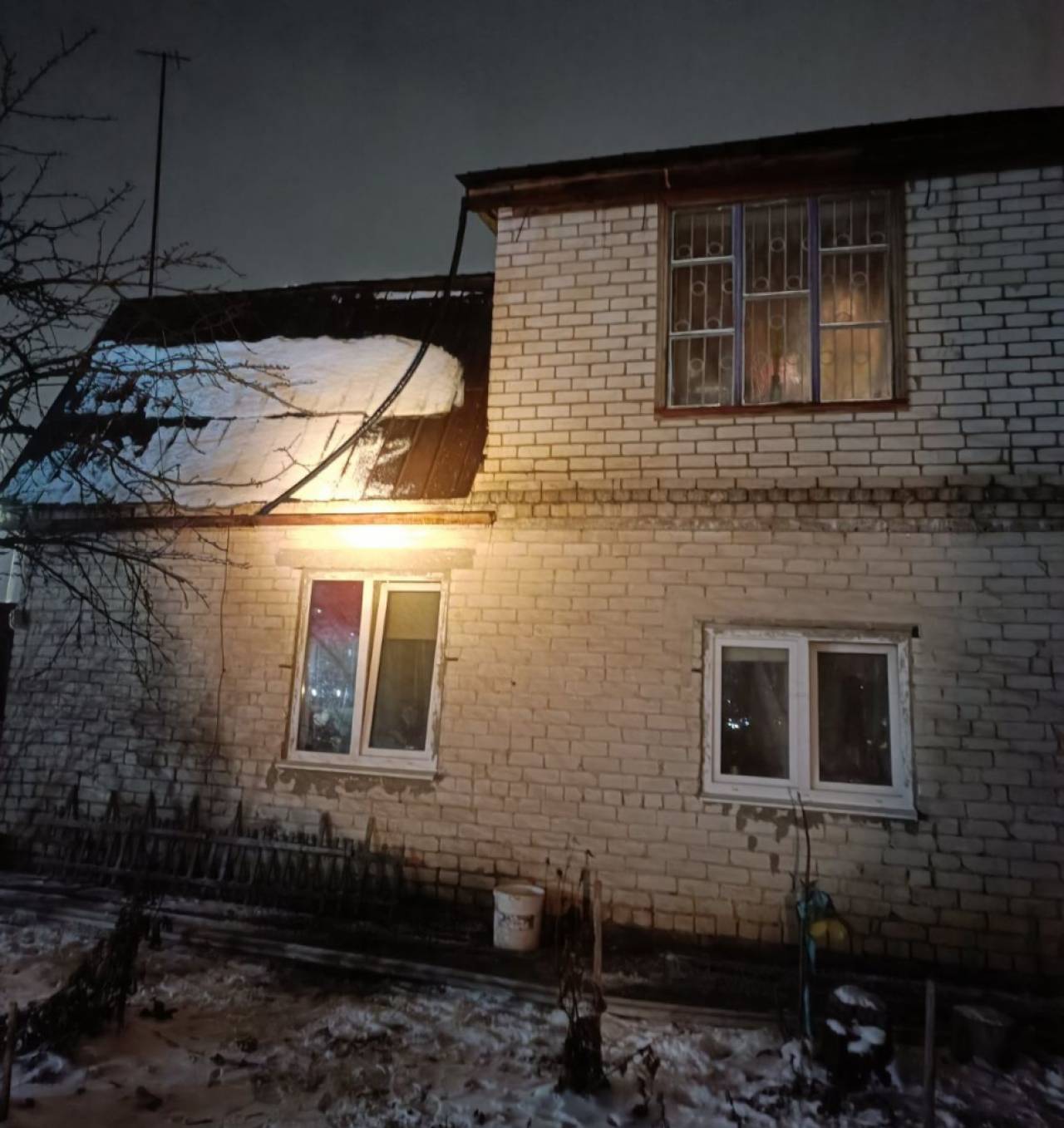 В Гродно горел дом: все из-за когда-то неправильно собранной печки