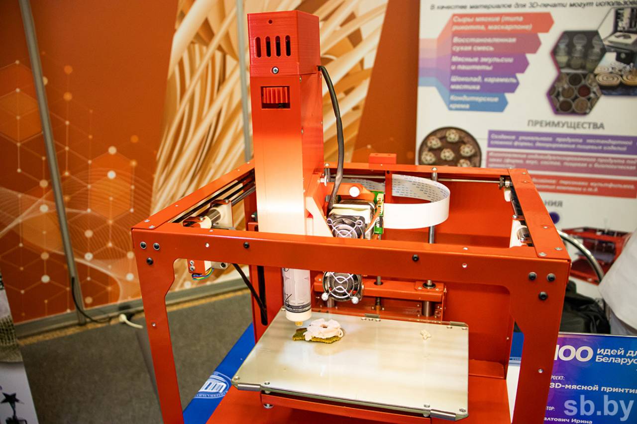 Белорусские ученые начали печатать котлеты на 3D-принтере