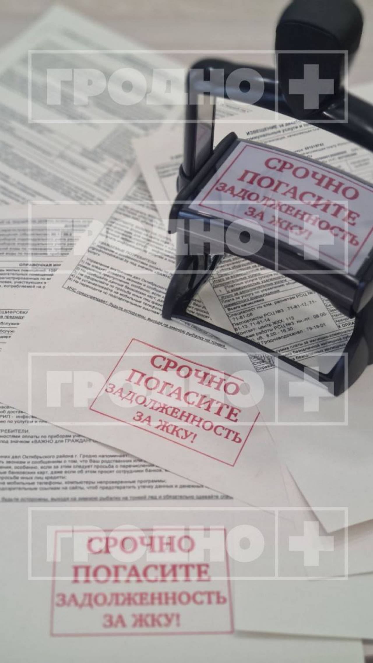 В Гродно жировки должников будут помечать «кричащими» штампами