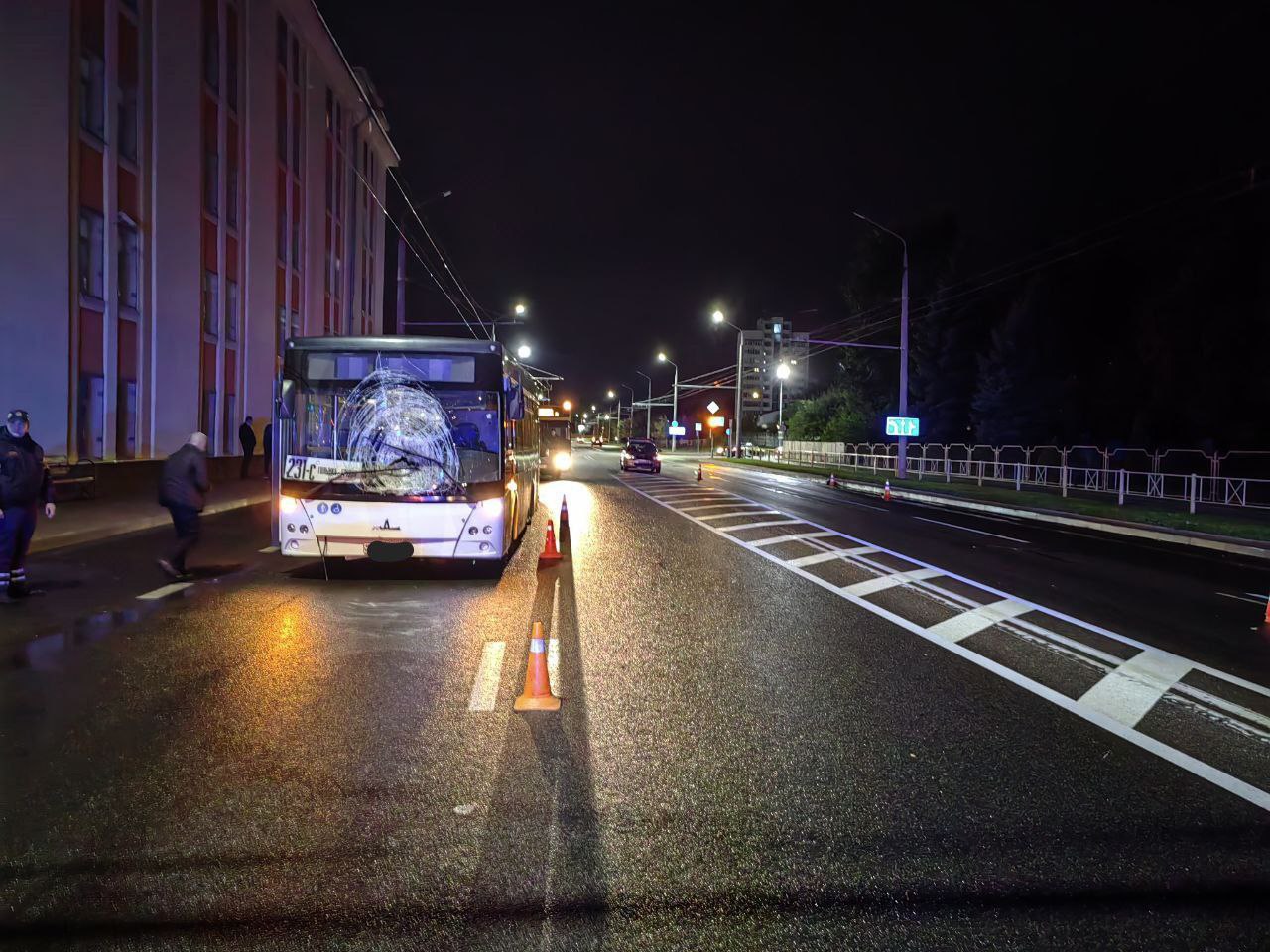 Состоялся суд по смертельной аварии в Гродно, в которой автобус сбил мужчину на пешеходном переходе