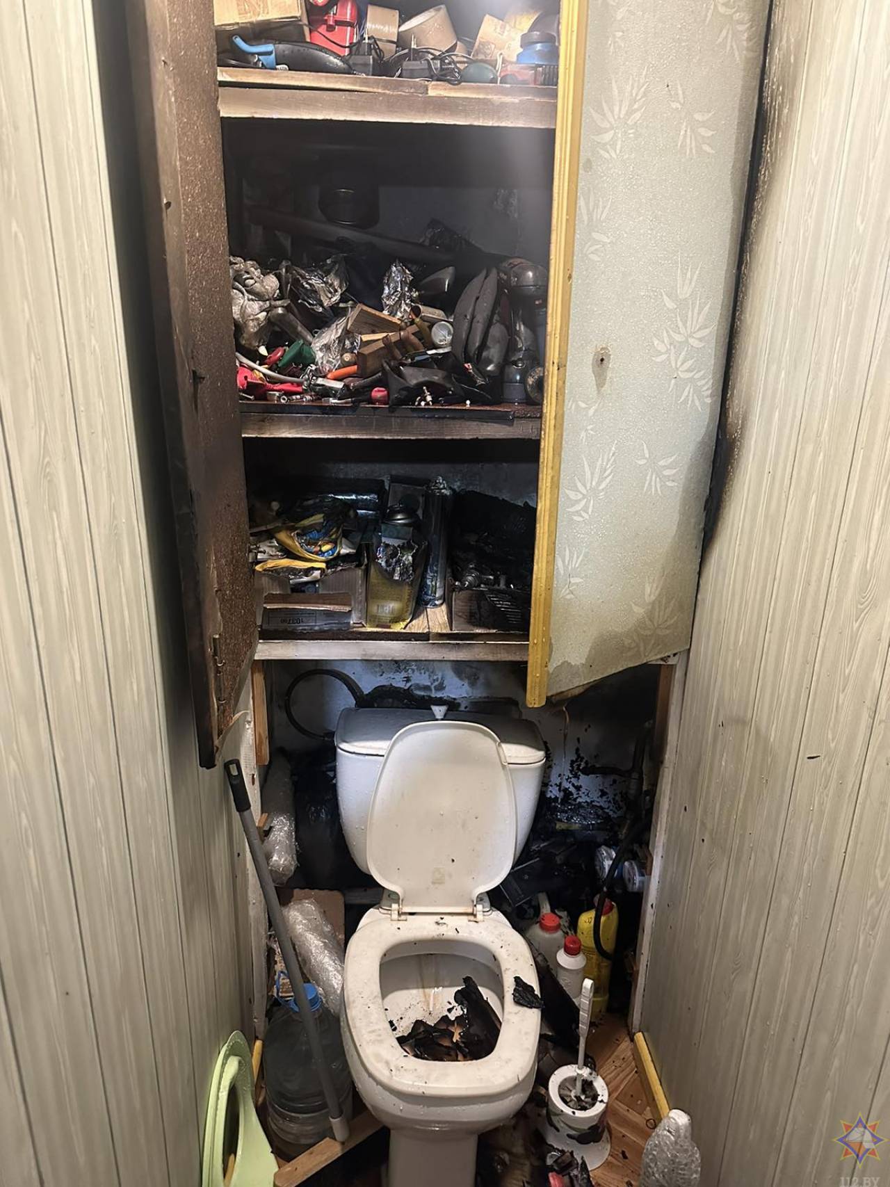 В Волковыске горела квартира: пожар начался в туалете