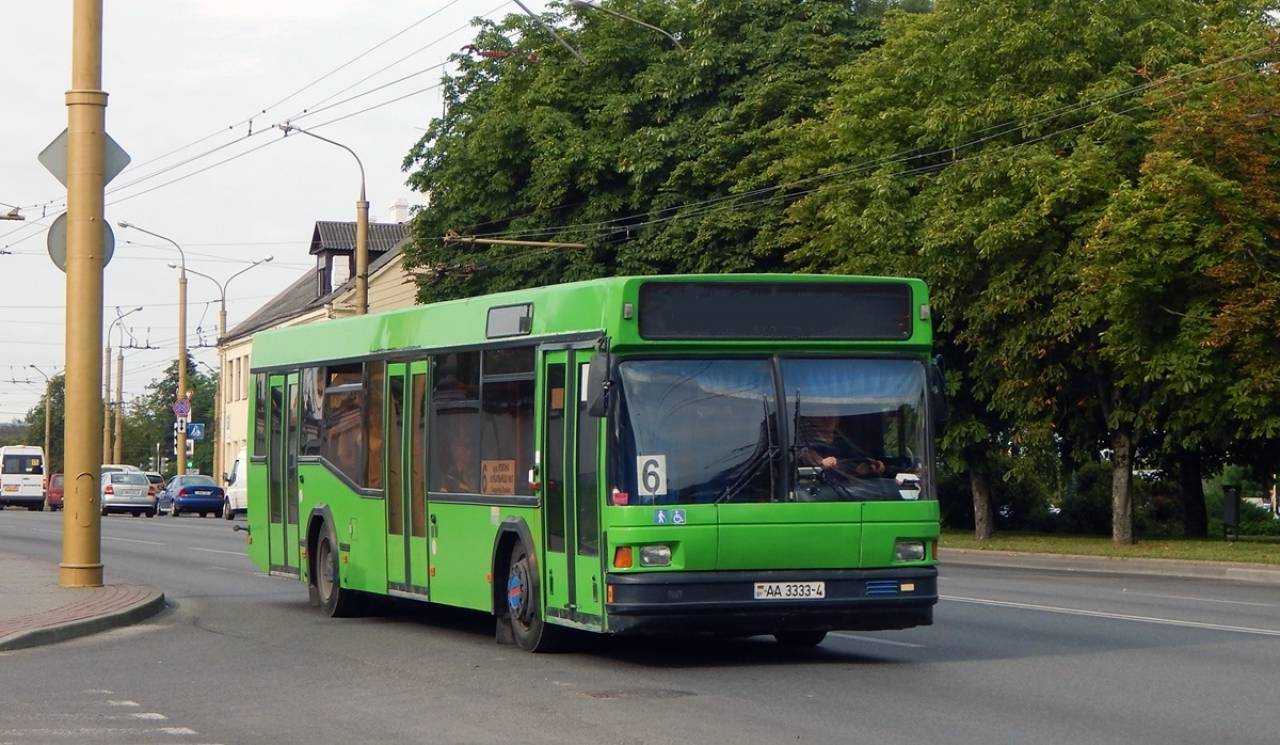 У гродненского автобуса №6 с 3 февраля изменится конечная остановка: он будет ходить с Фолюша