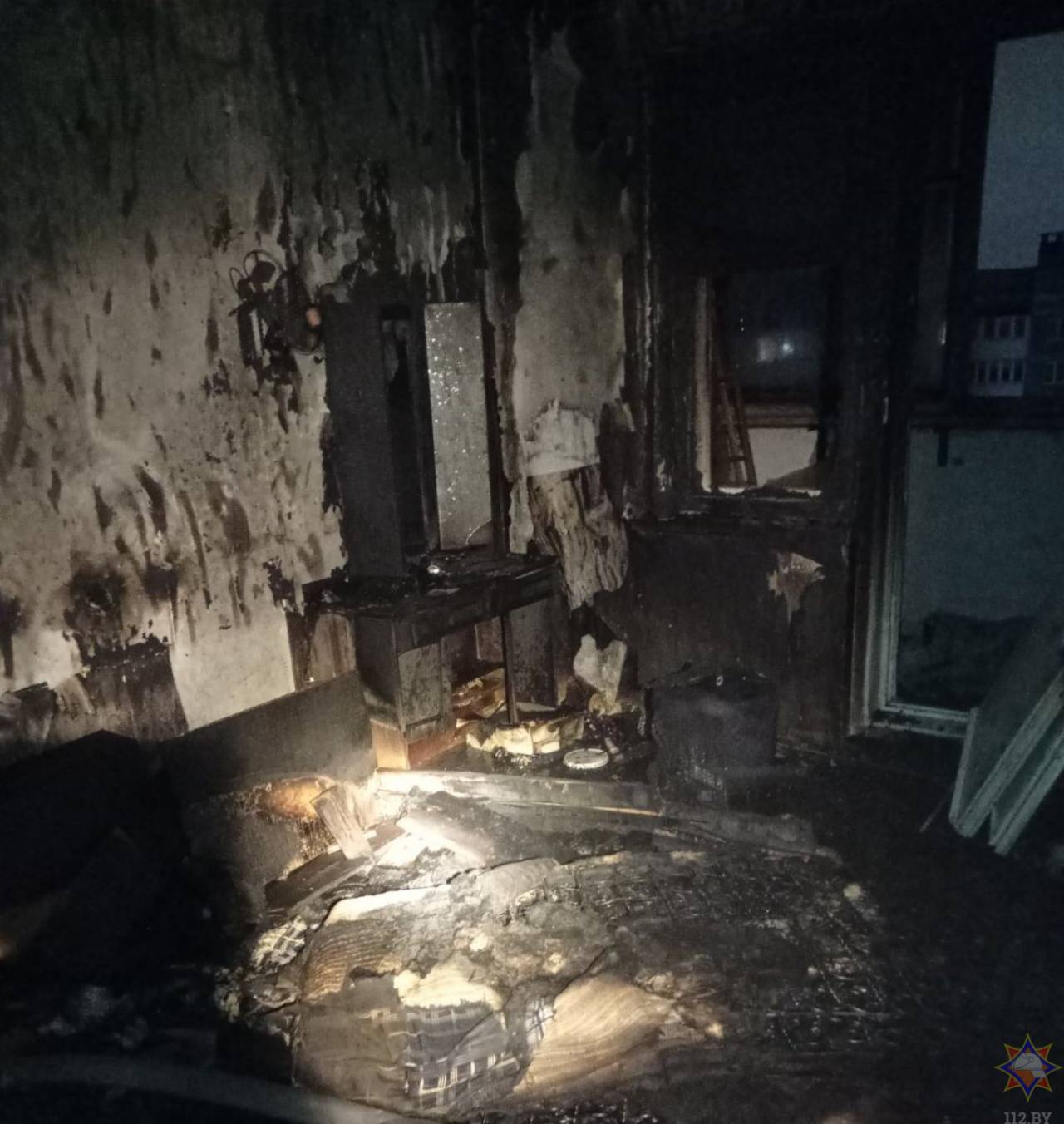 На пожаре в Гродно были спасены восемь человек, пятерых эвакуировали