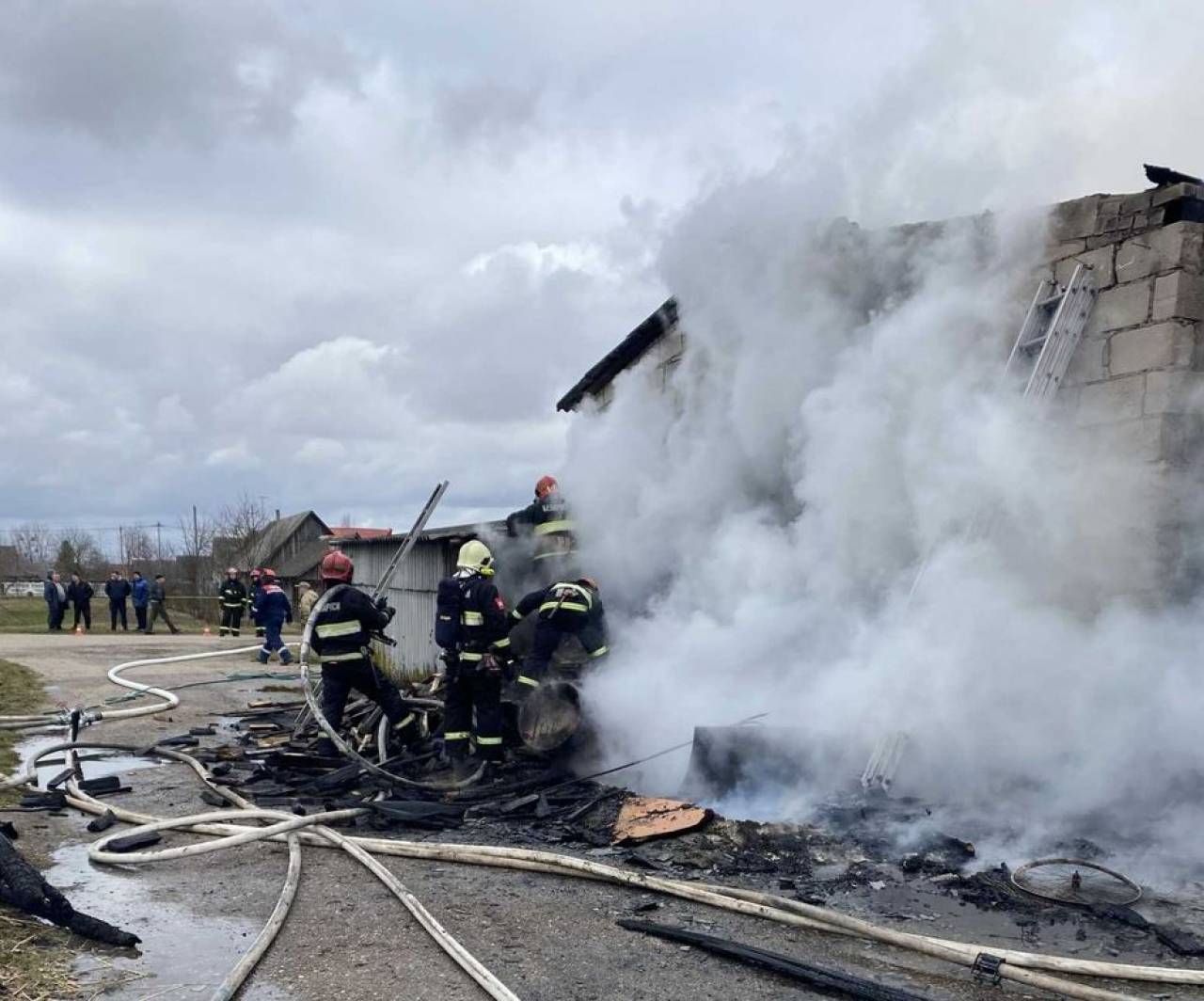 Без пострадавших: три пожара произошло в Гродненской области в минувшие выходные