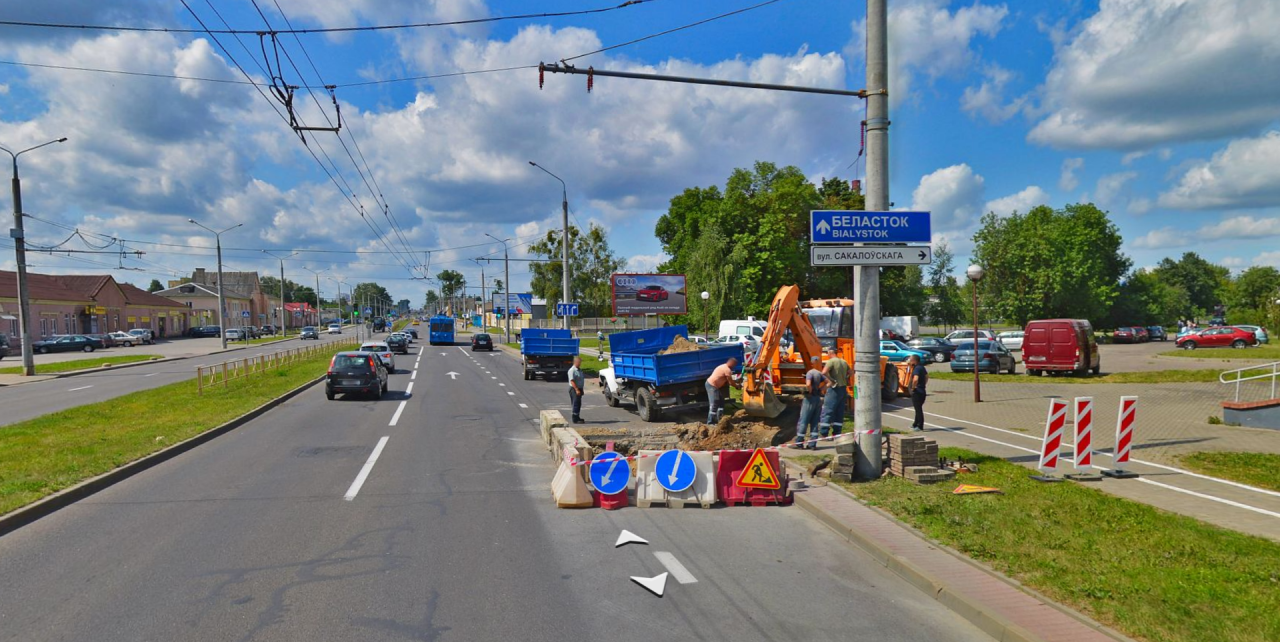 С понедельника улицу Соколовского в Гродно закрывают на ремонт: автобусы пустят в обход