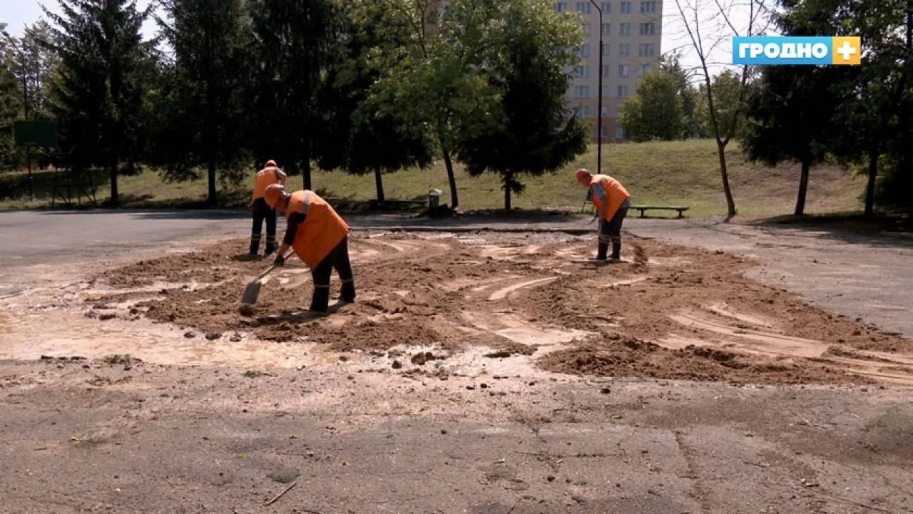 К концу июля в Гродно на ул. Томина появится новая детская площадка